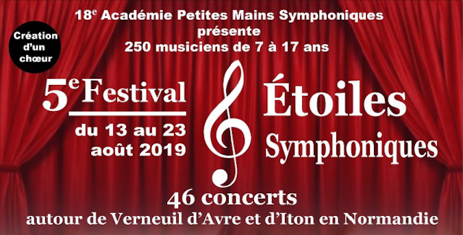 Concert de clôture du Festival – Vendredi 23/8 – 5e Festival Étoiles Symphoniques